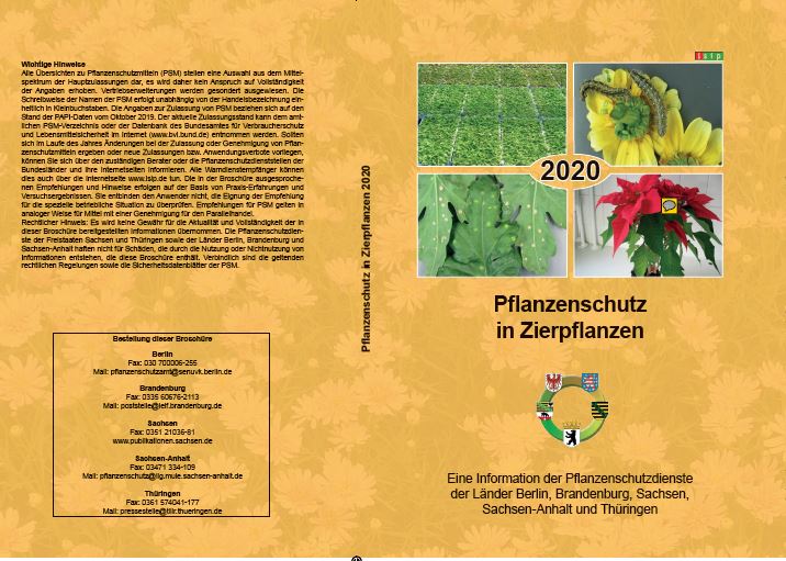 Broschüre 'Pflanzenschutz in Zierpflanzen'