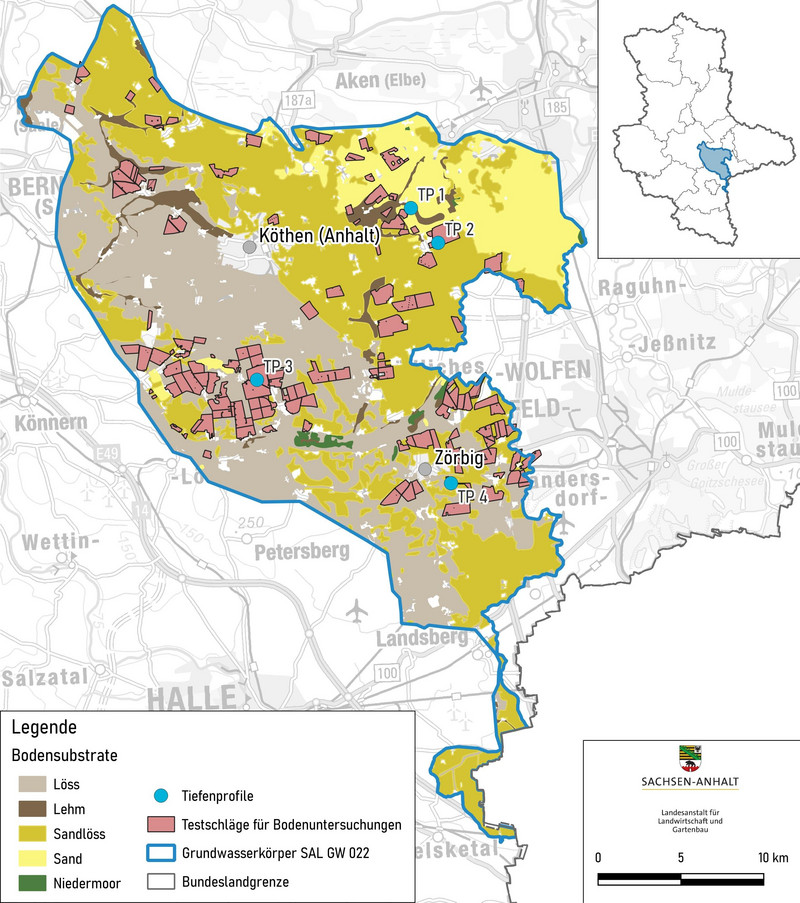 Modellregion Köthener Ackerland (GWK SAL GW 022)